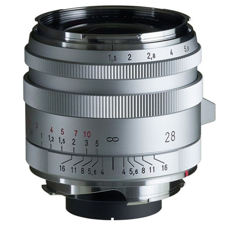 Voigtlander Nokton 1,5/28 mm Typ I VM asphärisch, silber